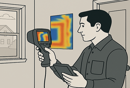 Infrared thermography image